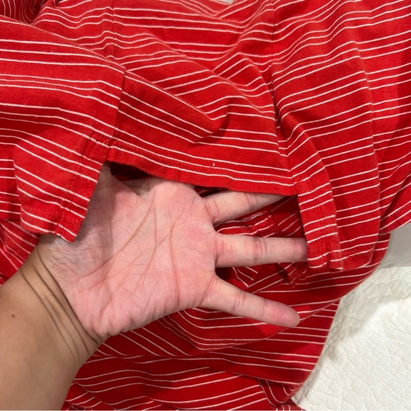 Nau Organic Cotton Striped Sleeveless Shirt  Dress Women’s Size Small - Picture 12 of 14